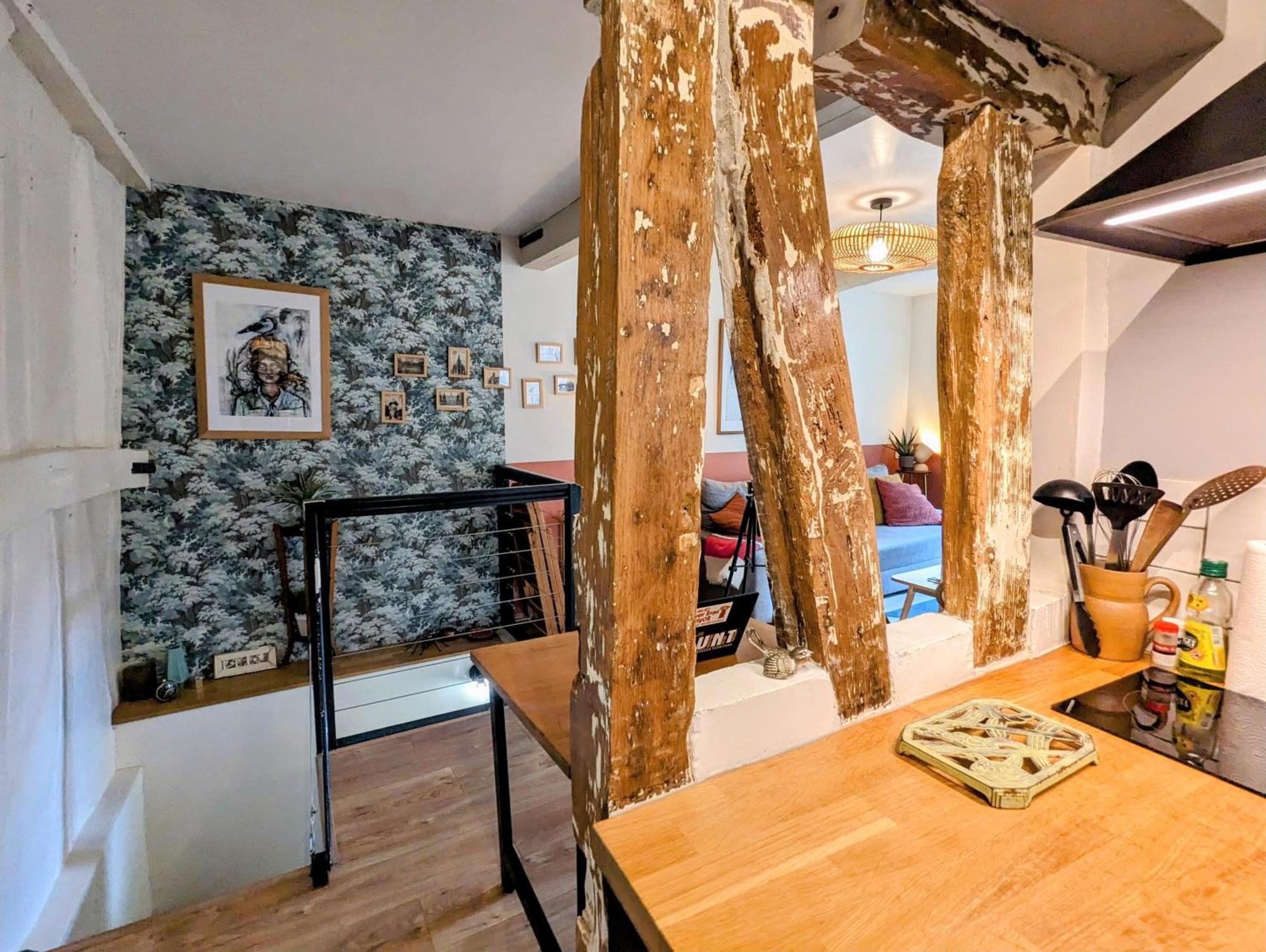 Artist Home - City Center - Bathtub - Terrasse - Full Appartment Rouen Eksteriør bilde